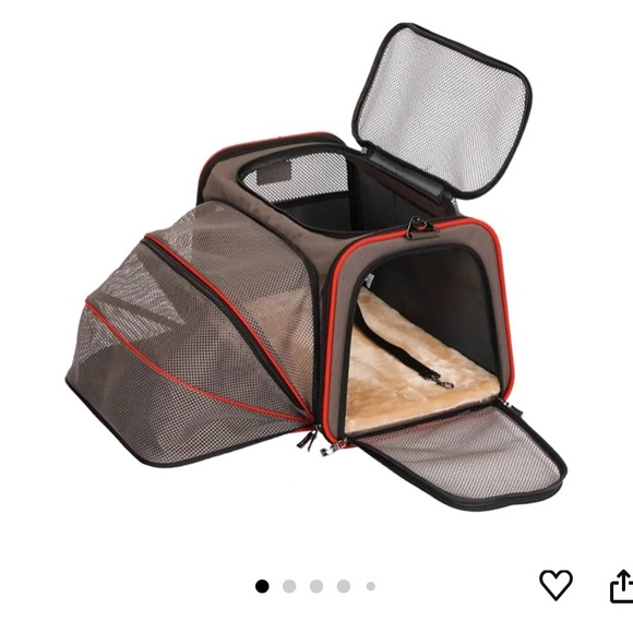 Expandable Cat Carrier Dog Carriers - Picture 2 of 12